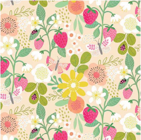 Sweet Summer - QT Fabrics 2600-31392-C - Light Peach - 1/2 Yard