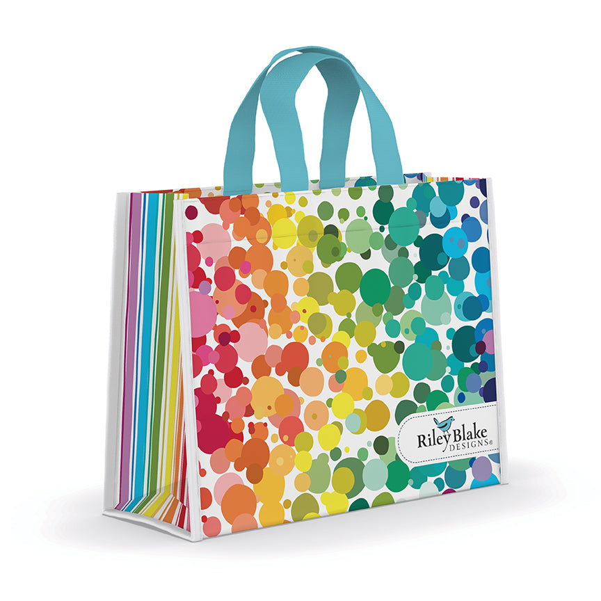 Riley Blake Designs Colorful Confetti Vinyl Tote Bag