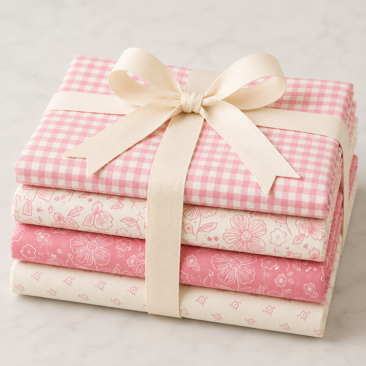 Sweet Pink by My Mind's Eye for Riley Blake Designs - 4 FQ's