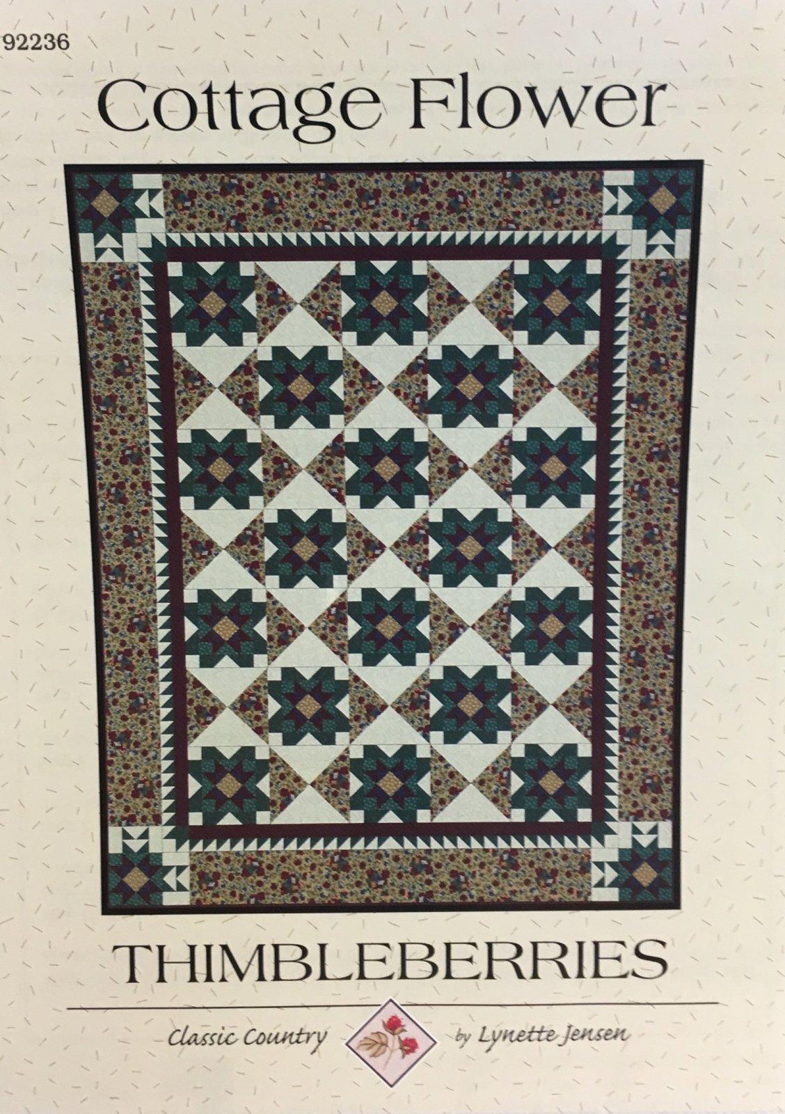 Cottage Flower Quilt Pattern