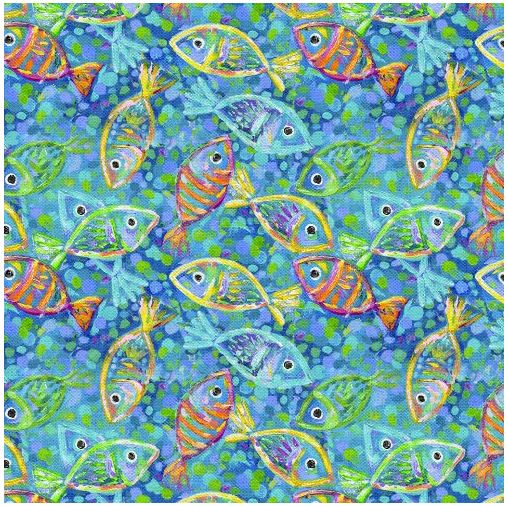 3 Wishes Seaside Summer Collections Fat Quarter Bundle - 6 pieces
