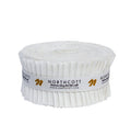 Colorworks Premium Solids Superwhite 2.5" Strip Roll - 40 Pieces by Northcott
