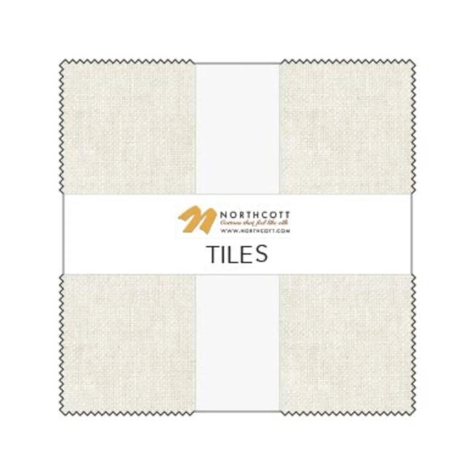 Linen "Look" Tiles 5” Charm Pack By Deborah Edwards for Northcott