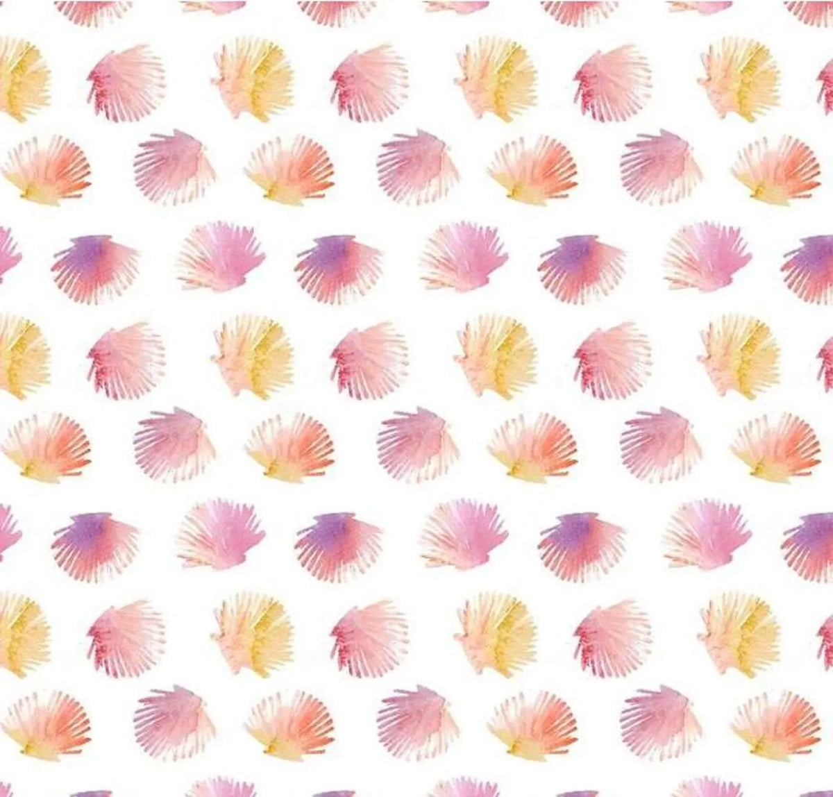 Aloha Sunshine Shells White - Dear Stella - 1/2 Yard