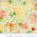 Moda - Carolina Lilies by Robin Pickens - Paisley Print in Cream   - 1/2 YARD