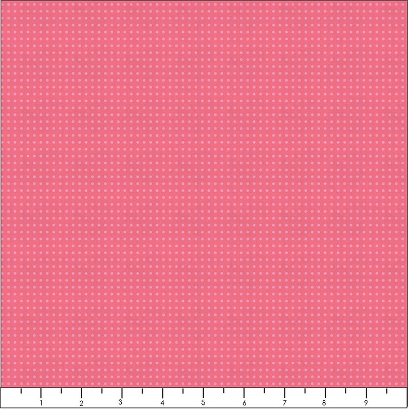 Dandelion Fabric & Co - George, Gertrude, Mallory & Maude - Dots - Pink