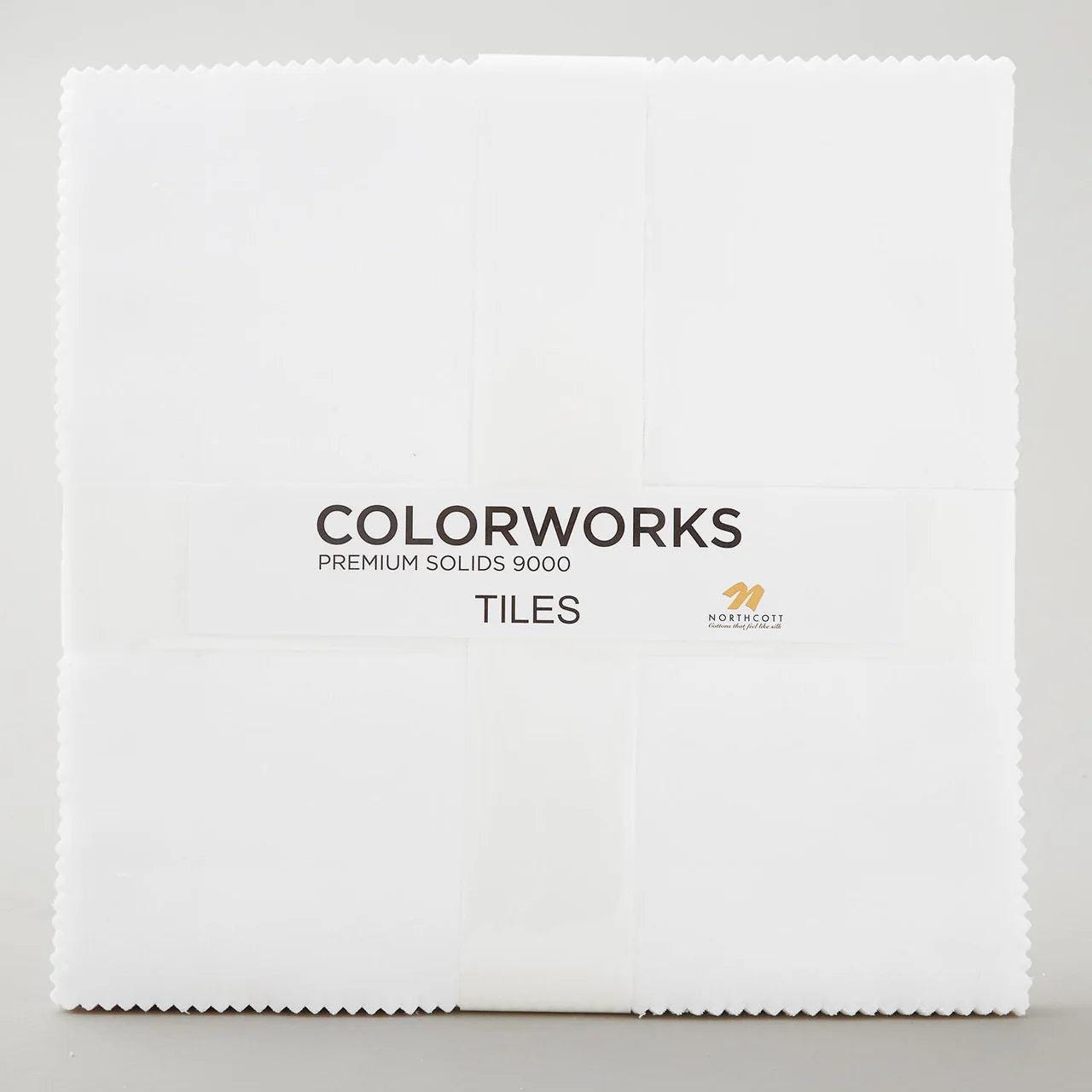 Colorworks Premium Solids 9000 White Tiles