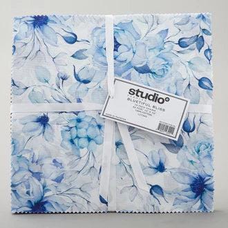 Bluetiful Bliss Favorites 10" Squares by Studio e