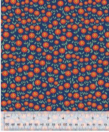 Chicken Littles - Flower Field - Whistler Studios - Sold by Half Yard