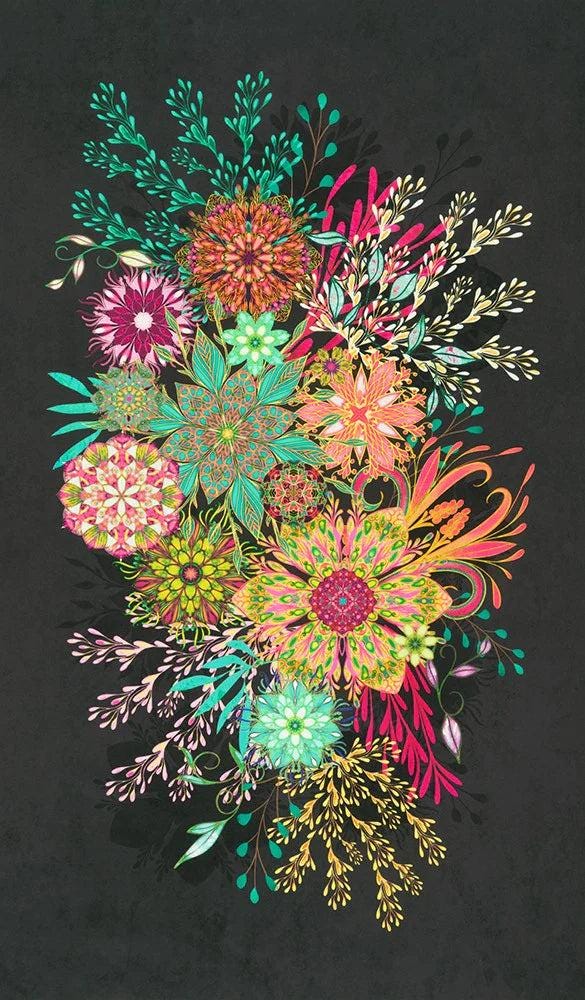 KAUFMAN - Calixta by Christiane Marques - PANEL - Bouquet