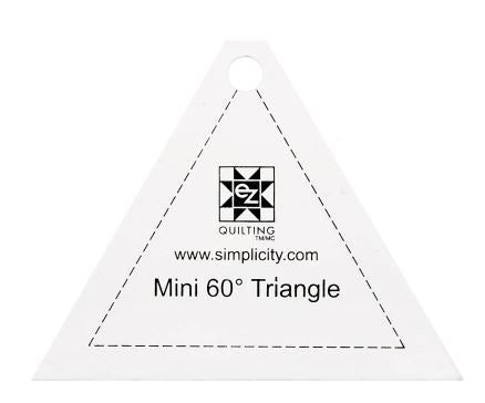 EZ Quilting Jelly Roll Ruler: Mini 60 degree Triangle