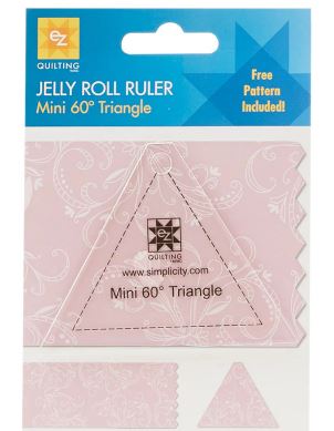 EZ Quilting Jelly Roll Ruler: Mini 60 degree Triangle