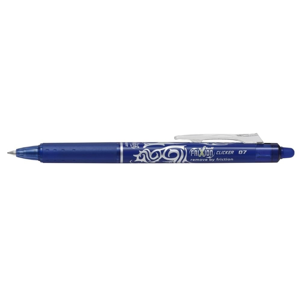 Pilot FriXion Clicker Erasable Gel Pen – Blue – 0.7mm