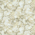 Ecru Lumiere fabric with densely layered leaves and subtle florals.