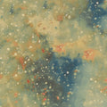 Earth-tone Lumiere texture fabric with blue, taupe, clay, and delicate speckles.