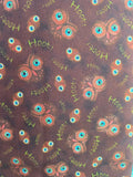 Opulent Owls - Hoot & Owl Eyes -1/2 Yard
