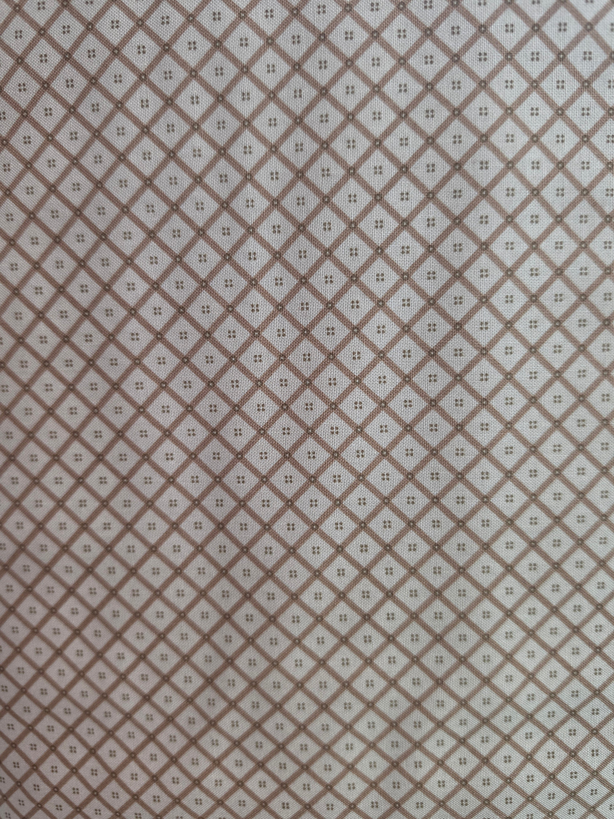 Moda Shelbyville 38075-12 Light Tan Crosshatch Plaid -1/2 Yard