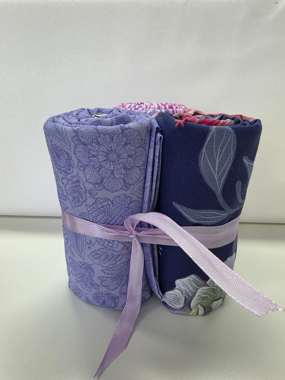 Purple & Pink Floral 3yd Quilt Pack
