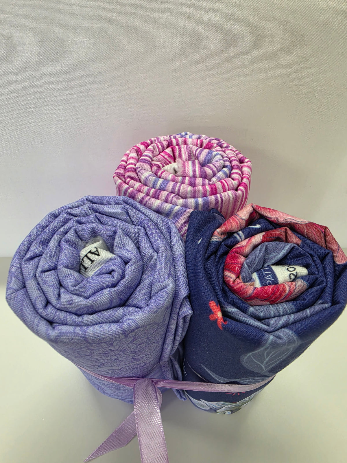 Purple & Pink Floral 3yd Quilt Pack