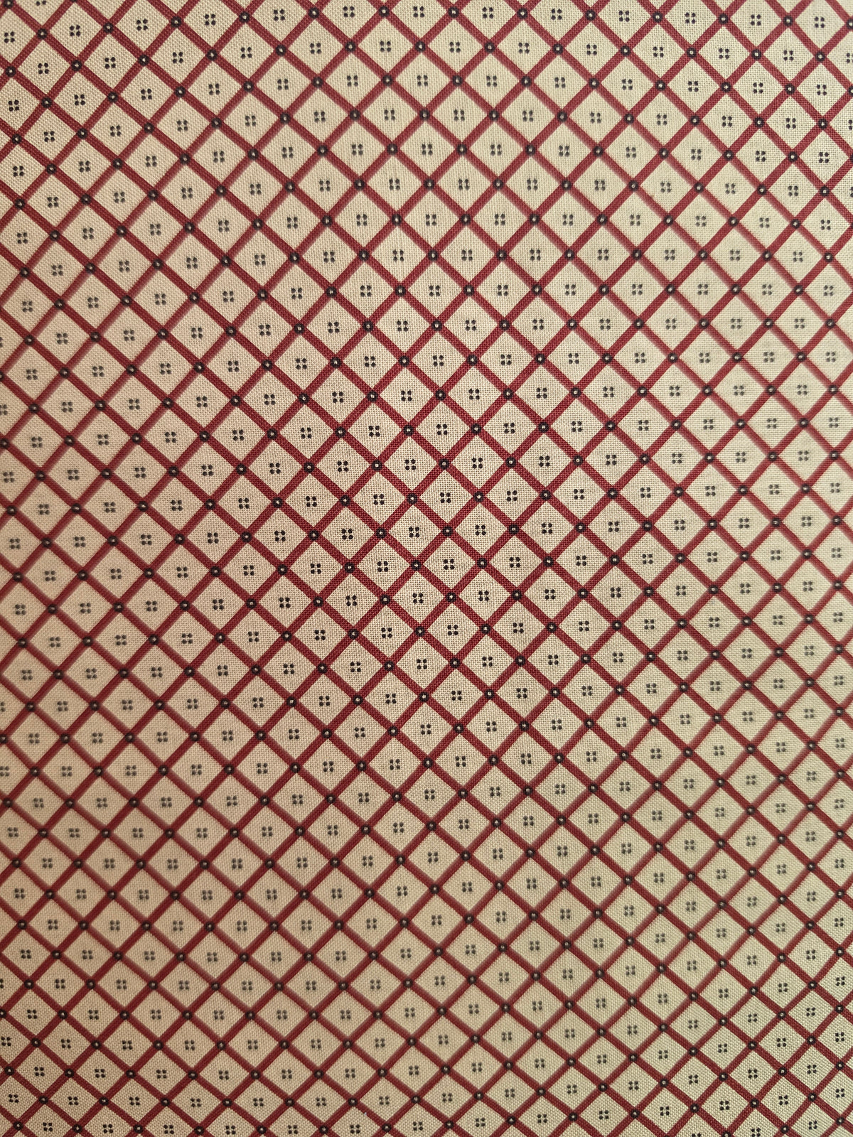 Moda Shelbyville 38075-14 Brick Red Crosshatch Plaid -1/2 Yard