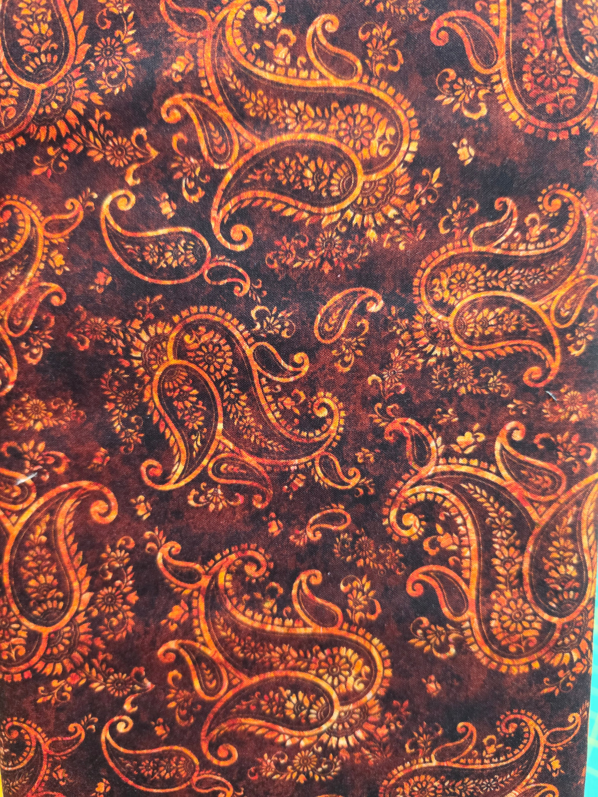 Born to Run -Cayenne Paisley - 31481-T -1/2 Yard