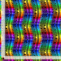 Wavy Stacked Crayon Stripe Rainbow