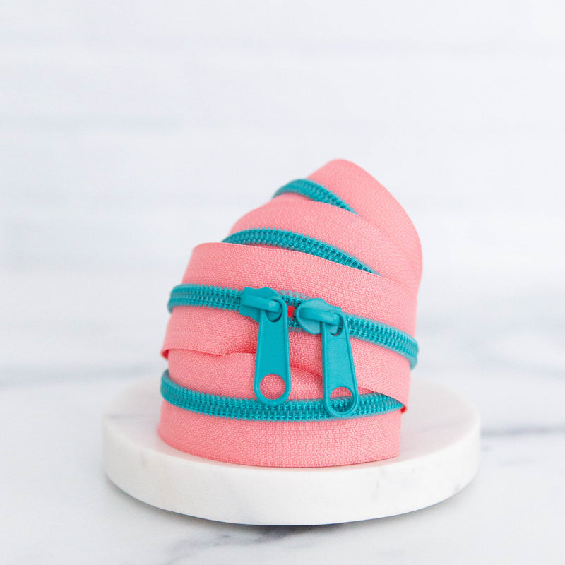 30" Zipper - Flamingo - SSCZ44