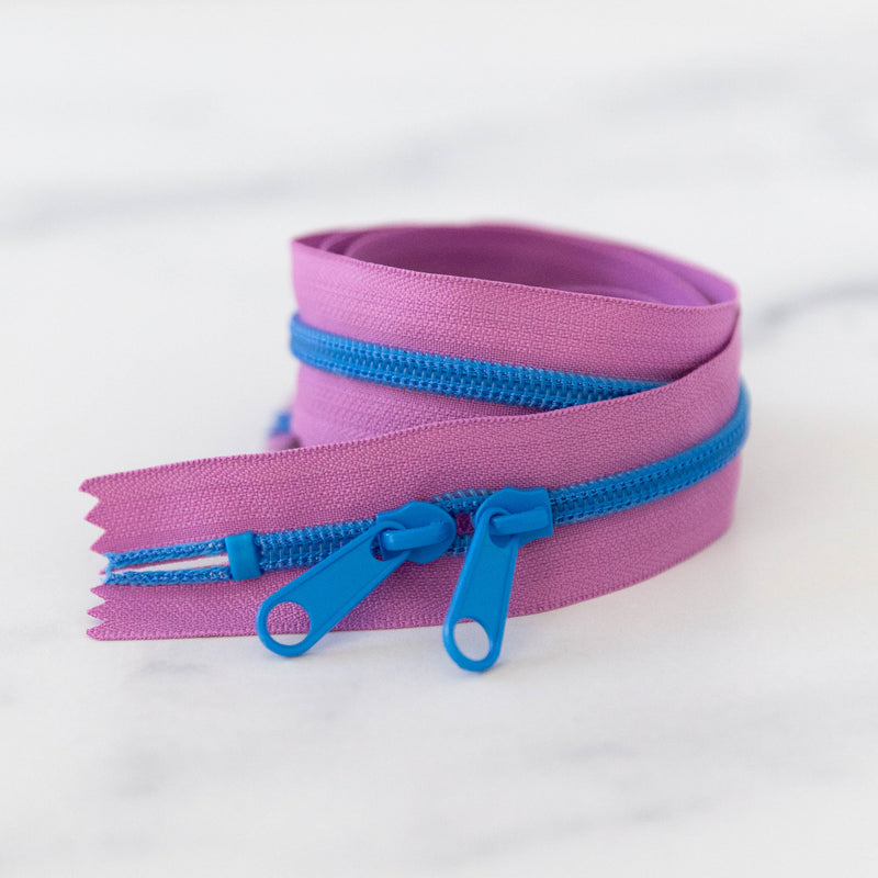 30" Zipper - Blueberry - SSCZ28