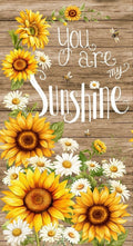 You Are My Sunshine Panel 24in Brown